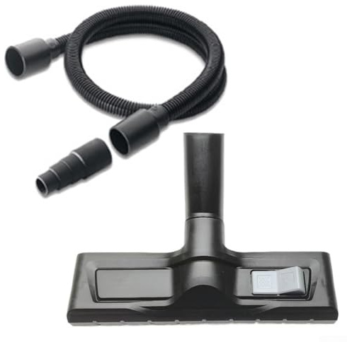 Replacement Dry Suction Nozzle for WD3 WD4 WD5 WD6, Floor Nozzle for Wet and Dry Vacuum Cleaner with Foot Switch, Includes Hose and Adapter