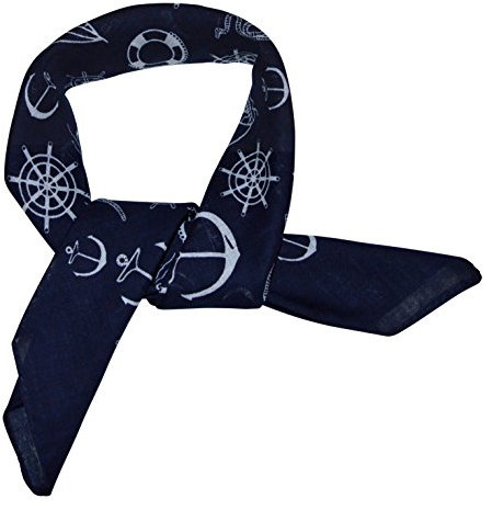 thb Richter Nickituch Maritim Anker Anchor Marine Multifunktionstuch Halstuch