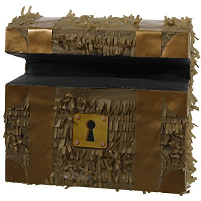 wunderschöne Pinata, Schatzkiste, ca. 30cm