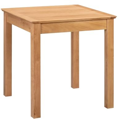 Hallowood Furniture Hereford Oak Small Dining Table in Light Oak, 75x75cm