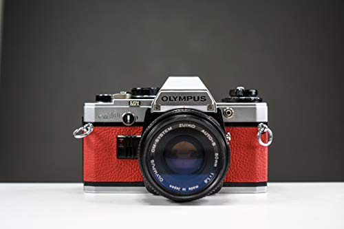 Olimpus OM10 35mm Film Camera Red Leather Skin | Fully Serviced