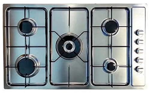 Meneghetti Delux 90 Piano Cottura a gas da 90 cm 5 fuochi inox