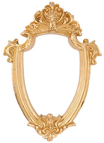 LIFKOME Marco de fotos de resina de oro Vintage Marco de fotos estilo retro de escritorio Marco de fotos - Joyería - Mostrar- Imagen- Fotografía Accesorios