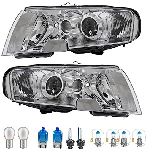 EISENFELS Set 106565287 erstellt mit Xenon Scheinwerfer links und rechts + COOL BLUE INTENSE D2S H3 Leuchtmittel kompatibel mit Superb I 3U4