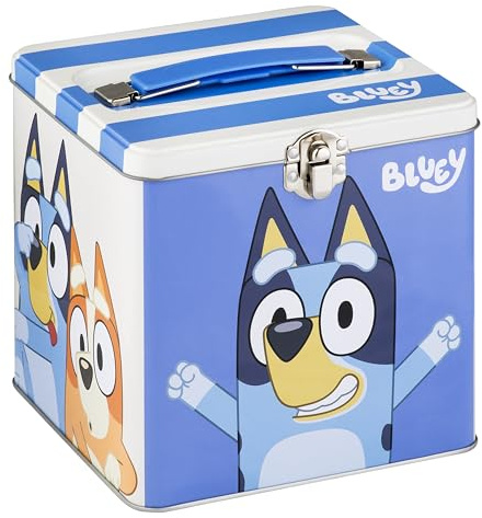 XL Storage Tin with Handle, Bluey
