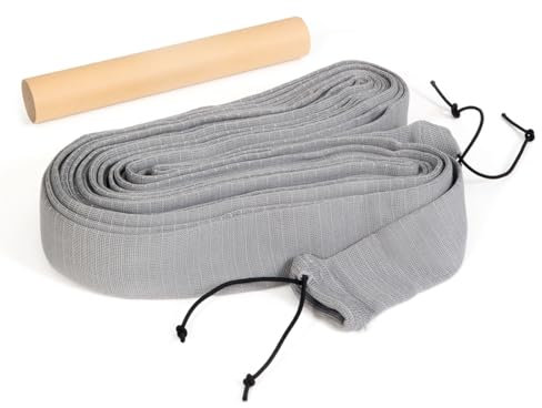 Schlauchschutz für Zentralstaubsauger, verschiedene Längen von 7,5 bis 12 Metern, Grau (7,5m)