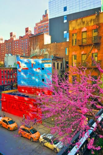 Cuadro New York Street Art in Manhattan – Fabricado en Francia – Cuadro de cristal acrílico 80 x 120