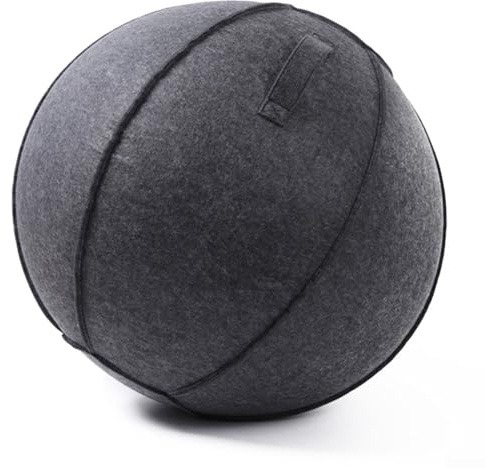 ZAMETTER Filz Yoga Ball Schutzhülle Aufbewahrung Ball Cover Yoga Ball Cover Yoga Ball Tasche Gymnastikball Yoga Ball
