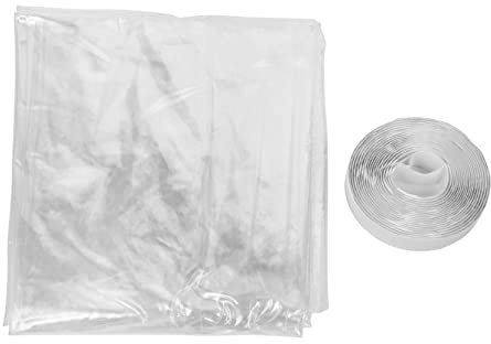 NUOBESTY Película Aislante Para Ventanas Ecológica De Película Para Ventanas De Invierno Fácil De Pegar Frío