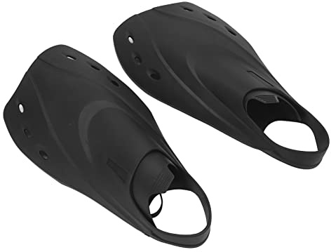 Hamwesh Pinne da Nuoto, Pinne Corte a Tallone Aperto Regolabili con Materiale TPR per Nuotare Snorkeling per Immersioni, 2 da Viaggio per Bambini per Adulti Uomini Uomini Donne