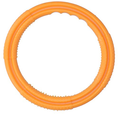 Lmrysalque Anello di tensione per cani Digrignare i denti Mordere Masticare Giocattolo di addestramento interattivo Forniture per animali domestici (Grandi dimensioni 1,69 X 9,06 pollici)
