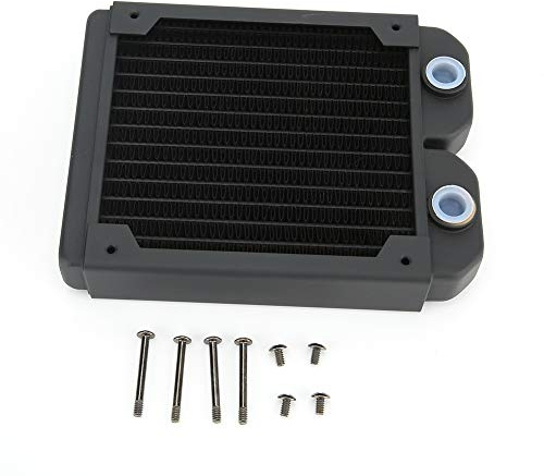 Radiador de cobre con refrigeración por agua para computadora, disipador térmico de refrigeración por agua para PC con 14 tubos, enfriador de CPU de alto rendimiento para PC para