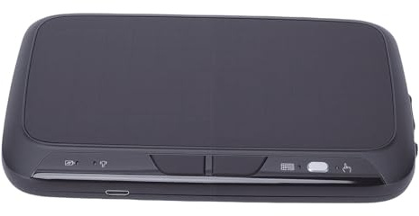 Luocute 2,4G Trådlöst Tangentbord med Pekplatta, RGB-bakgrundsbelyst 62-tangenter Multi Mode Touchpad med USB-mottagare Plug and Play för PC TV Box