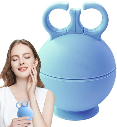 Molde de hielo facial, soporte de hielo para cara - Molde de de silicona para cara - facial de, rodillo de molde de en forma de bola, para mujeres sensación de frío