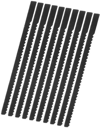 Fafeicy Set di 10 Lame per Seghetto Alternativo, Lame per in Ferro per Pezzi da Segare il Legno, Mini di Ricambio per Paletta/ala per Seghetto Alternativo, Accessori per Macchine
