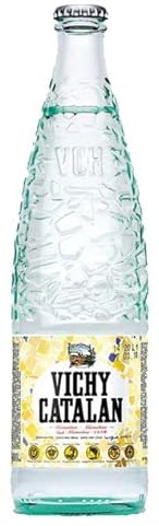 Vichy Catalan Natural Sparkling Mineral Water, Glass Bottle, 500ml, Pack of 20