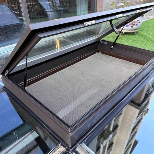 Finestra da tetto elettrica in alluminio telecomandata - Lucernario impermeabile con vetro temperato a doppio strato per una migliore illuminazione e ventilazione perfetto per case moderne