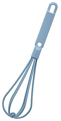 FACKELMANN 27189 - Frusta da cucina Candy, in plastica, per padelle e pentole rivestite (colore: blu ghiaccio), quantità: 1 pezzo
