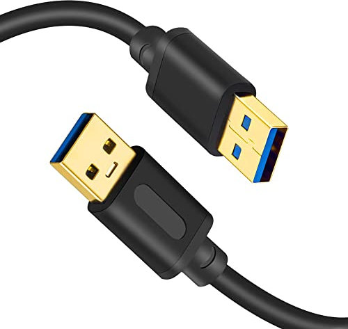 TanQY 4M USB 3.0 Male to Male Cable for SuperSpeed Data Transfer, Compatible with Modem, Printer, Camera