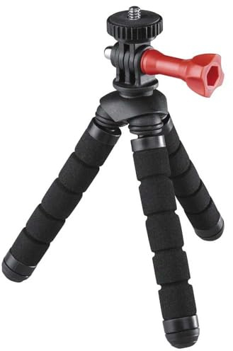 Hama Mini-Stativ Flex 2-in-1 für Kameras und GoPro, 14 cm