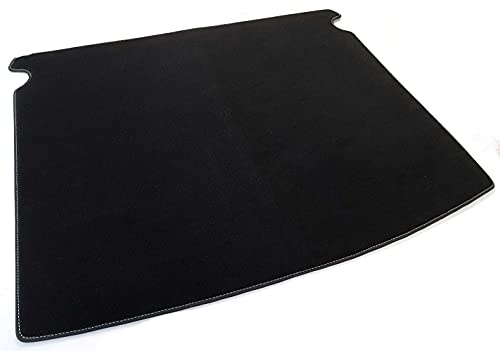 Kofferraummatte für VW Caddy Kombi 2004-2020 passend Premium Velours Schutz Matte Kofferraum Schutzmatte Schwarz Silber