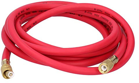 Yuecoom Tubo di ricarica del refrigerante, tubi di ricarica per refrigerante Strumento di riparazione dell'aria condizionata dell'auto per l'aggiunta di fluoruro del tubo(3m for R410)