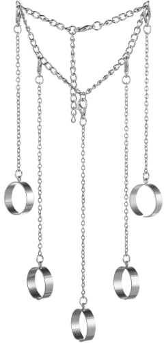 Holibanna Vintage Gothic Finger Einstellbare Ring Set Steampunk Hand Kette Harness Sklavenarmbänder Armreif