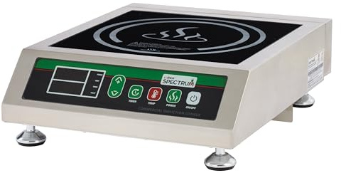 Winco EICS-34 Commercial-Grade Portable Induction Cooktop Burner, 3400 W, 240V