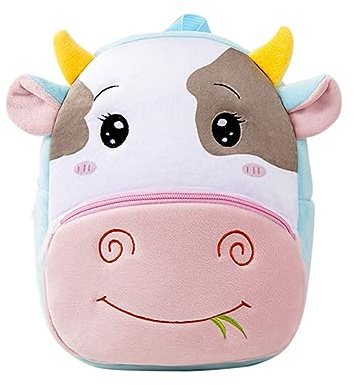 LICHENGTAI Kinderrucksack Mini Cartoon Tier Kinder Rucksack Plüsch Kindergartenrucksack Niedlich Süße Kindergartenrucksack Tagesrucksack Vorschule Rucksack für Kinder Jungen Mädchen 2-6 Jahre