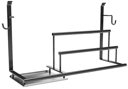 Kesseböhmer Linero style Spülutensilienhalter schwarz 501 x 150 x 271 mm | zum Einhängen Nischensystem von SOTECH