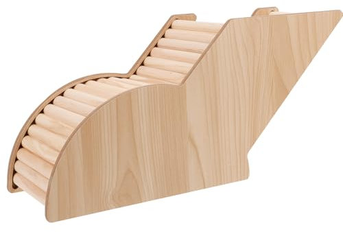 MILISTEN Hamsterhaus Aus Holz Mit Versteck, Hamster-Tunnel Und Plattform FüR Kleintiere Spielzeug Hamster Klettern Spielzeug für Hamster, Zwerghamster, MäUse Und äHnliche Haustiere