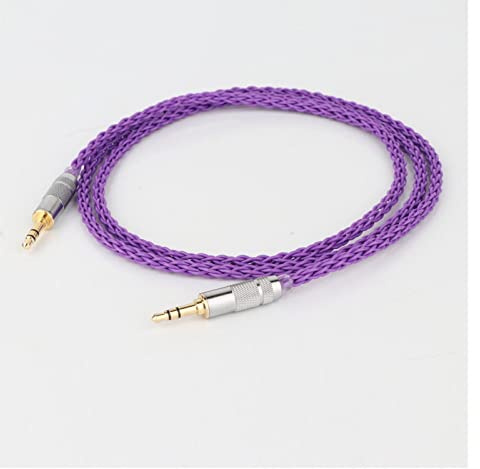DREEK 2.5MM To 3.5MM Cable Replacement Audio Upgrade Cable For Headphones Cable(2 Meters)