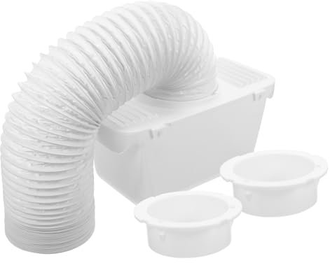 PAMINGONO Kit De Ventilation Pour Sèche-linge Intérieur Plaque De Raccord Étanche Collecteur De Peluches Pour Sécheuse à Tambour