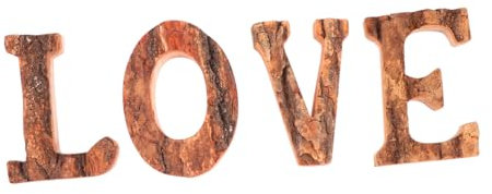 VOSAREA Large Light up Initials Vintage Wooden Letter Decor Home Wedding Decor Rustic Letter Sign