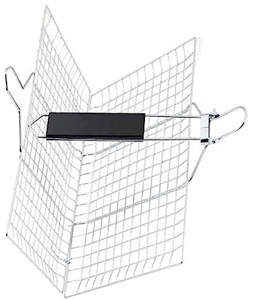 ibasenice Grillkorb Für Draußen Tragbarer Grillrost Grillzubehör Aus Hochwertigem Material Stabil Und Langlebig Verstellbares Design Für Einfaches Wenden Von Lebensmitteln