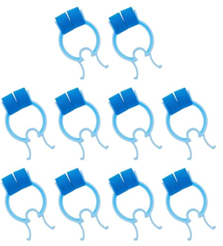 OUDQFCJ 10 Pcs pinces nez natation en plastique et mousse - Pince nez ergonomique pour adultes et enfants, idéal pour la natation, la plongée et les activités aquatiques