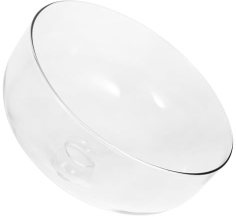 Garneck Glas Lebensmittelabdeckung Kuchenhaube Aus Transparentem Glas Mit Knaufgriff Für Haushalt Und Partys Abdeckbar Bruchsicher Lebensmittelecht Durchmesser 26cm Höhe 17,5cm