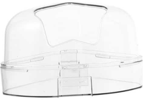 DIKACA Hamster Sandbad Transparent Großes Sandbad Gehäuse Kleintier Badezimmer Für Hamster Meerschweinchen Chinchilla Kleintierbad
