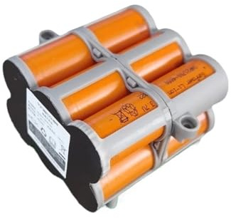 Compatibile con Tineco Floor ONE S5 PRO 2/S5 Smart/Steam, accessori for lavapavimenti senza fili Batteria agli ioni di litio(Orange Battery)