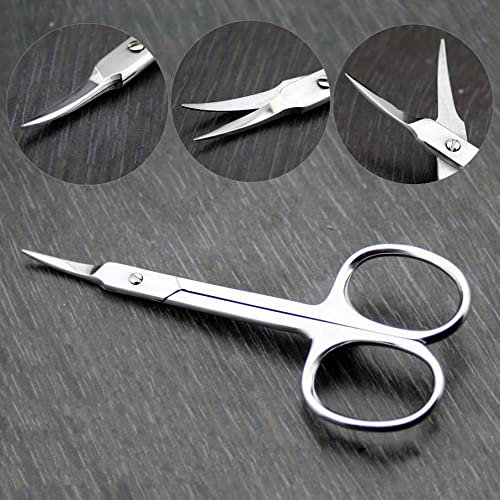 Forbicine per unghie e cuticole, super affilate, in acciaio INOX Per tutti i tipi di unghie.