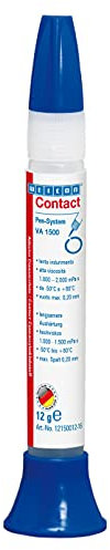 WEICON Contatto VA 1500 Cianoacrilato adesivo 12 g per legno, sughero, pelle e ceramica