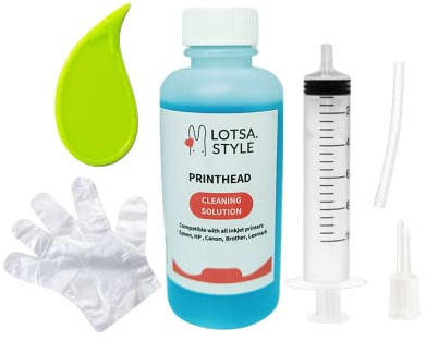 LOTSA. STYLE DTF DTG Premium PRO Printhead Cleaning Kit (120ml, Cleaning Solution)