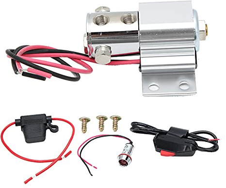 Akozon Brake Line Lock, Kit de Verrouillage de Conduite de Frein Kit de Support de Pente de Contrôle de Roulis de Type Robuste Porte-fusible en Acier Inoxydable