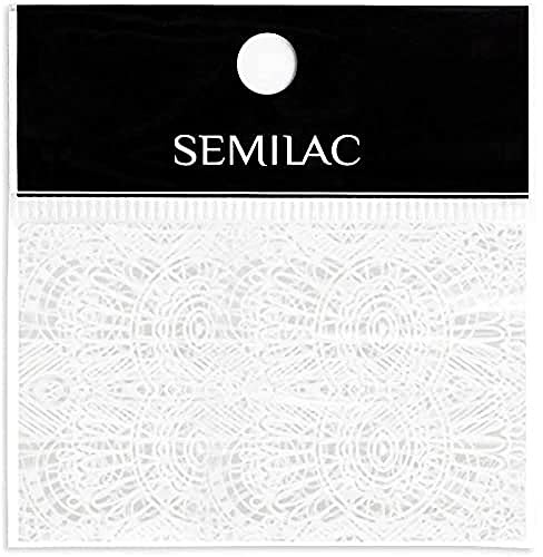 16 Semilac White Lace Transferfolie
