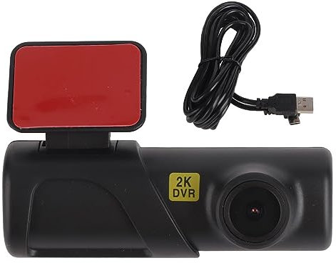 Dash Cam per Auto 2K WiFi Vista 160° Visione Notturna G-Sensor Mini Telecamera Auto Scheda SD da 32 GB Inclusa