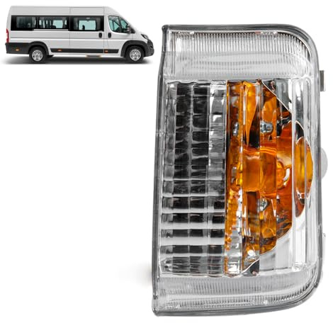 ROBUST Blinker Aussenspiegel Rechts Gelbe Kappe Spiegel für Citroen Jumper Fiat Ducato Peugeot Boxer 71748253 6325H1 2006 Weiter