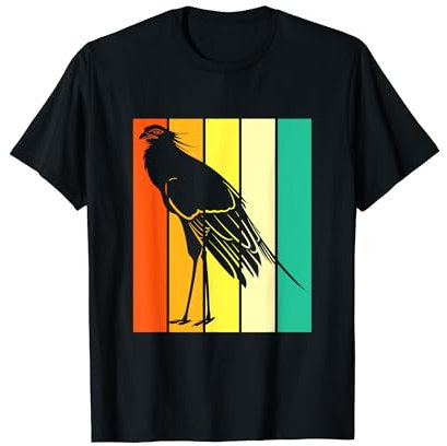 Schütze Serpentarius Vintage Sekretär Vogel T-Shirt