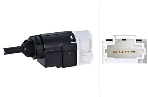 HELLA 6DD 010 966-721 Bremslichtschalter - 12V - 4-polig - Flachstecker - Schließer - elektrisch