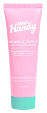 Merci Handy - Masque Detoxifiant 75ml - Routine Soin Hebdomadaire - Purifie la Peau - Absorption des Impuretés, Action Astringente, Antioxydant & Luminosité - Peau Douce & Apaisée