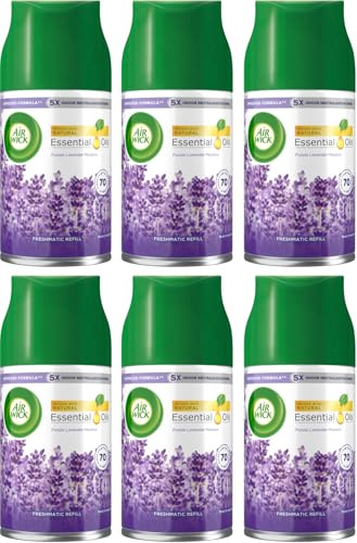 Air Wick Freshmatic Max Purple Lavender Meadow - Recambio automático, 6 x 250 ml